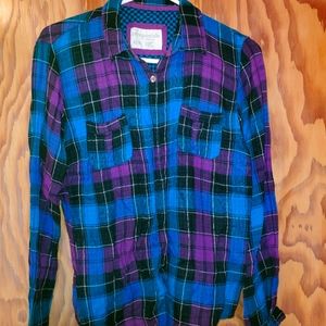 Plaid Aeropostale button down shirt